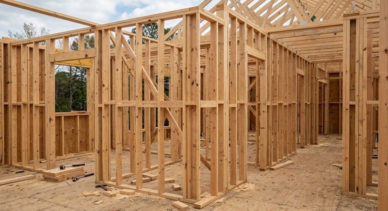 Bedroom Framing in Conroe, TX