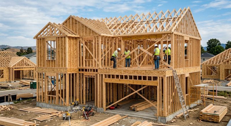 Building Addition Framing in Kansas City, KS
