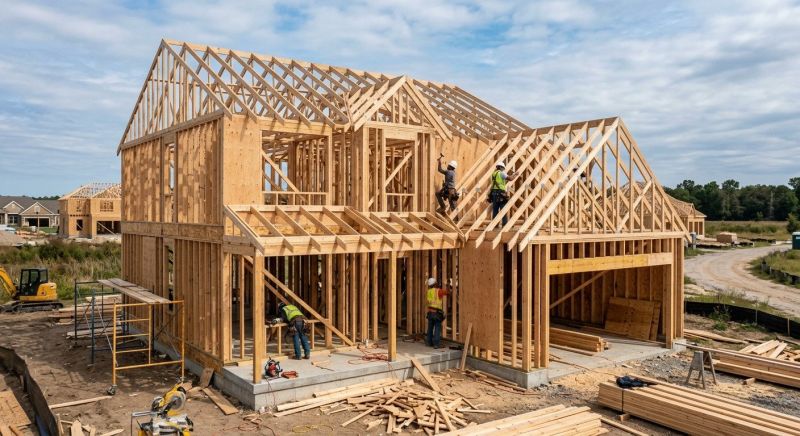 Building Framing in Conroe, TX