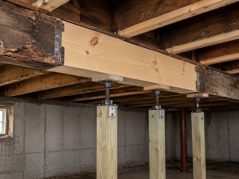 Floor Beam Repair in Wilmington, NC