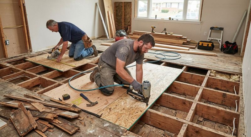 Floor Framing Replacement in Conroe, TX