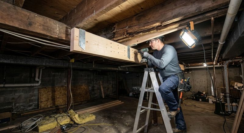 Foundation Joist Repair in Wilmington, NC