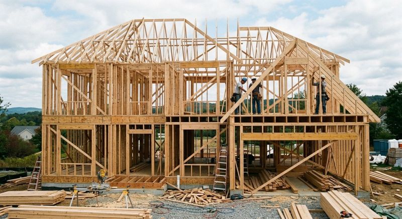 House Framing in Kansas City, KS