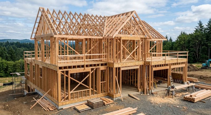 House Framing in Conroe, TX