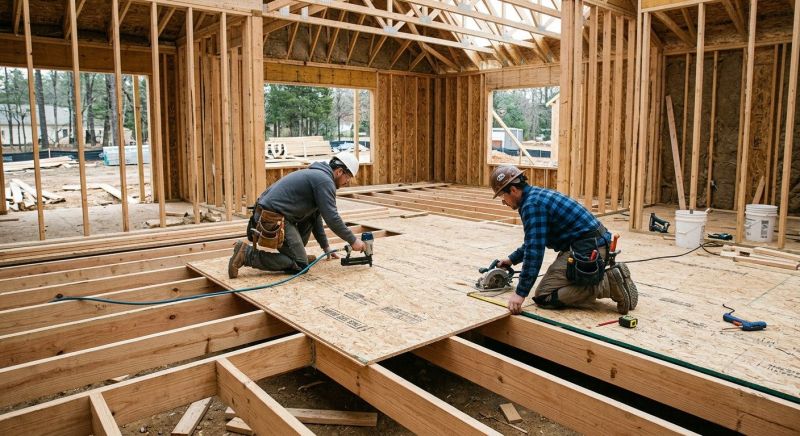 Plywood Flooring Installation in Kansas City, KS