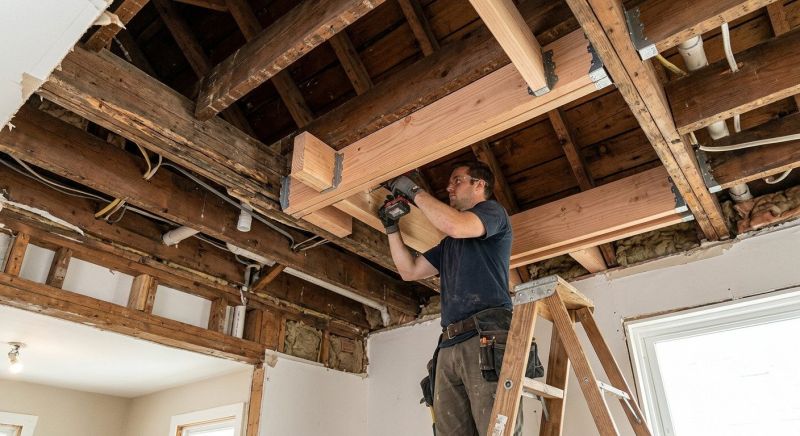 Roof Beam Repair in Kansas City, KS