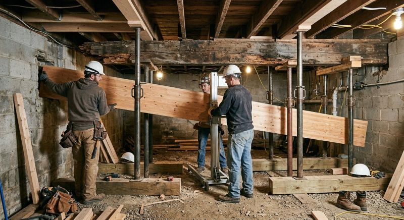 Roof Beam Replacement in Kansas City, KS