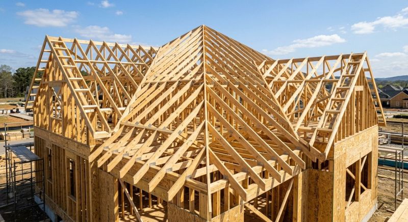 Roof Trusses Installation in Kansas City, KS