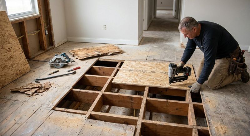 Structural Flooring Repair in Wilmington, NC