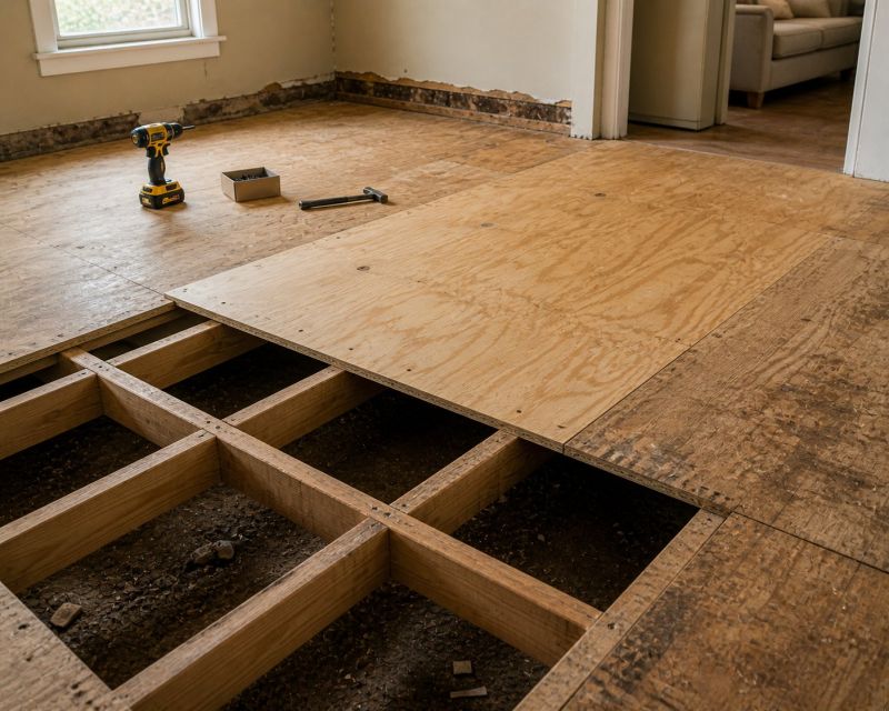 Structural Flooring Repair in Kansas City, KS