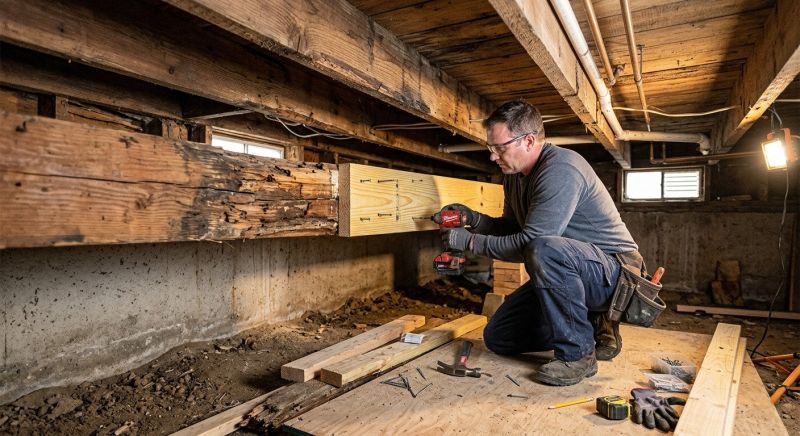 Subfloor Joist Replacement in Kansas City, KS