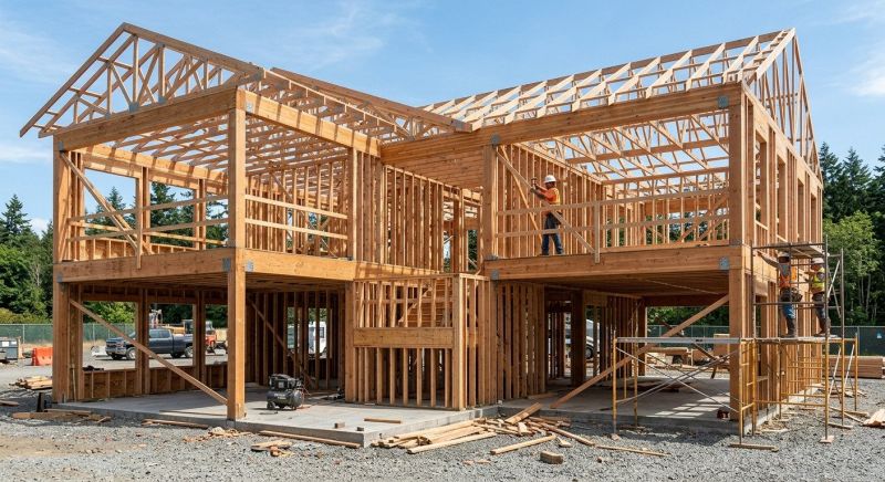 Timber Frame Construction in Conroe, TX